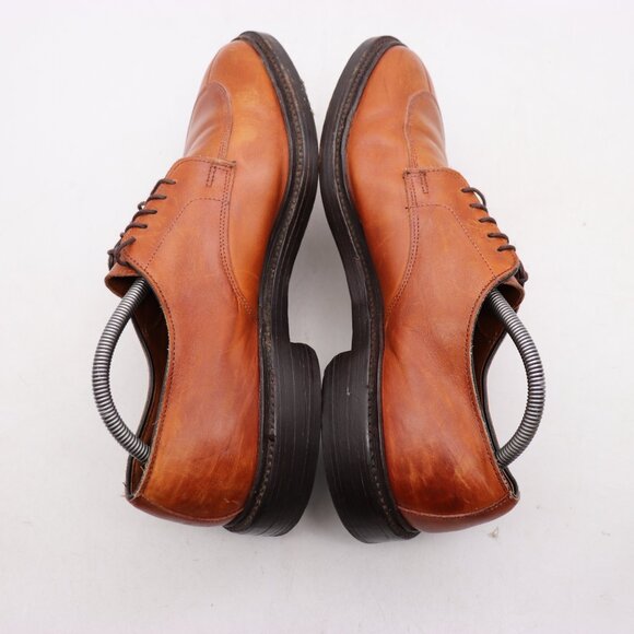 Allen Edmonds Walton Shoes Men\'s 10 D Brown Leather Split Toe Dress Derby USA main image 5